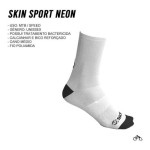 Meia Ciclismo Skin Sport Ss Neon Cores Mtb Speed Promoção